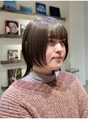 ショートウルフカット/ナチュラルウルフ/顔まわりレイヤーカット