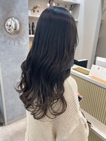 ポジ(poji)&nbsp;ブルーブラック　透明感カラー　艶髪　ハイライト