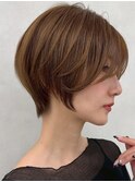 03ショートボブ/レイヤーカット/小顔カット/顔まわり