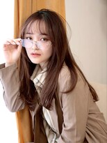 ファルベ(Farbe)&nbsp;ミディアムヘア/暗めカラー/グランマッシュ/デザインカラー