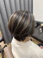 テーラヘアー 南柏店(TELAHAIR) ショートボブ×ハイライト