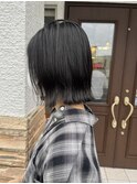 【ISHIKAWA】切りっぱなしボブ／ボブ／黒髪ボブ