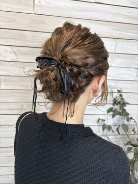 デコヘアー キートス(DECO HAIR kiitos) ボブのお呼ばれアレンジ