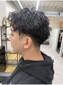 スペインカール/スパイキーショート/ブルーブラック/フェザーパ
