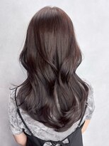 アルバム 銀座(ALBUM GINZA)&nbsp;顔周りレイヤーロング韓国ヘアココアベージュ_ba569723