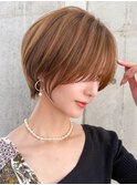 クールショート/顔周りカット/前髪白髪/20代30代40代50代/立川