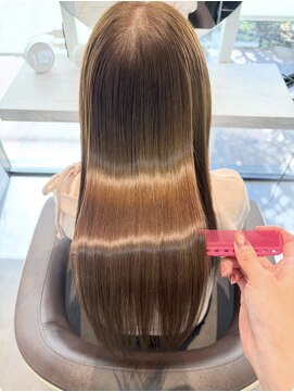 ネン(nen) 髪質改善トリートメント×ハニーベージュ