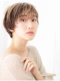 ブリーチダブルカラー丸みコンパクトショートf小山10代20代30代