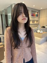 シエル バイ ケンジ 登戸 生田(CIEL by KENJE) ワンホンレイヤー/ミルクティーブロンド/ダークブルー/生田