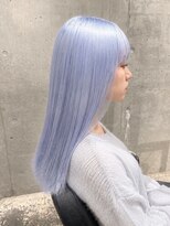 エノア 青山(ENORE)&nbsp;ホワイトブルー/ケアブリーチ/透明感ハイトーンカラー