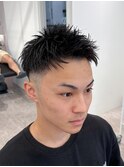 ツイスト/スパイキーショート/スキンフェード/ハイライト/南堀江