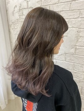 プライズ 池袋店(prize) グラデーションラベンダーグレージュラベージュ20代4053