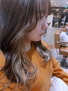 ザ カラー ラボ(THE COLOR LABO) インナーカラー　フェイスカラー　グレージュ