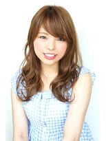 ヘアメイク フレンシア(hair make flencia)&nbsp;自然な動きが人気のウェーブヘア