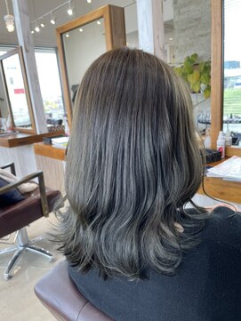 ラ メール ヘア デザイン(La mer HAIR DESIGN) ブリーチなし！ブルージュカラー