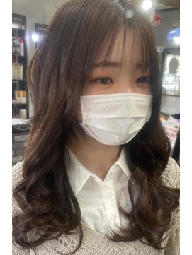 ポプラの木 シールエクステ×編み込み