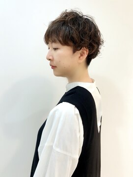 ヘアー ドレッサー パワードール(Hair Dresser) ユニセックスなマッシュパーマ