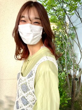 リィベ(Liibe) guest snap　#インナーカラー#オレンジ