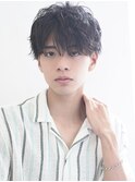 (joemi 新宿)波巻きスパイラル マッシュパーマ メンズヘア 近江
