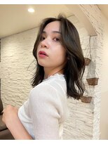 ノラキチジョウジ(NORA KICHIJOJI)&nbsp;#20代30代#レイヤー#おくれ毛#顔まわり#くびれミディ#鎖骨ボブ