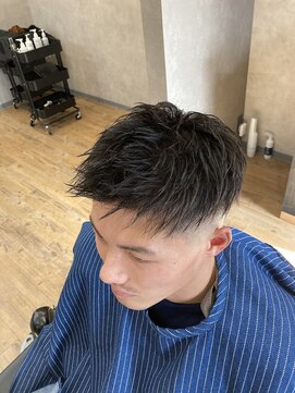 オルヘア(OLU HAIR) スパイキーツーブロックショート