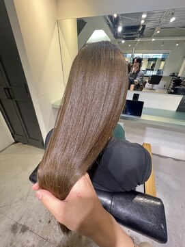 トレス(TRESS) 艶カラー　シアーカラー　オリーブベージュ　ブリーチなし