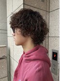 外国人風パーマ/メンズカット/波巻きパーマ/プードルパーマ
