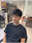 メンズマッシュパーマ