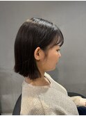 切りっぱなしボブ