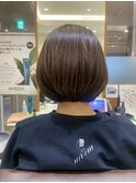 大人の美フォルム丸みボブ