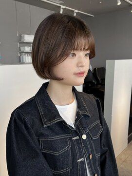 ヘアーエスクールシーユー 枚方T-SITE店(hair S.COEUR×Cu) 韓国風ボブ