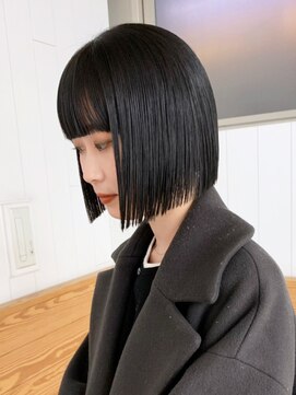 アルバム 銀座(ALBUM GINZA) ウェットヘアフレンチカジュアルグレーベージュ_ba380754