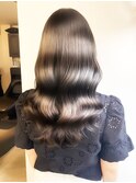 20代30代40代艶感ストレートアッシュグレージュ透明感ロング