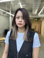 ニット(Knit)&nbsp;ミディアムレイヤー× インナーカラー