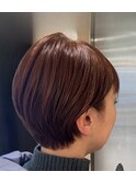 前髪ありハンサムショート