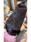 ジュエリーシステム×LULUトリートメント×縮毛矯正で艶髪