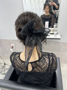 エイム(AiM) タイトヘアセット/アップヘア/ローポニー/結婚式ヘアセット