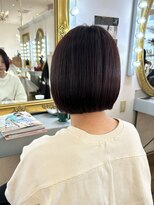 コワファースト 別府&nbsp;30代40代　ピンクバイオレット×ナチュラルボブ　別府/大分