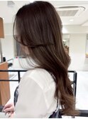 ハイライトバレイヤージュダブルカラーケアブリーチ20代30代