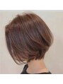 アグ ヘアー ラピス 深谷店(Agu hair lapis)&nbsp;◇クオルシアカラー、ピンクベージュ、前下がりボブ