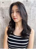 お手入れ簡単、ニュアンスカールスタイル