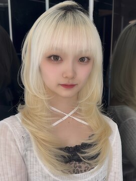 レディアル 渋谷(REDEAL) ウルフカット/ハイトーン/デザイン/ワンホン【レイヤー/渋谷】