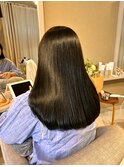 つやつや韓国風重めロング