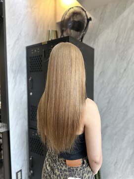 ヴァイス 渋谷店(VAICE) ミルクティーブラウン/ケアブリーチ/ロング