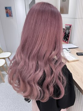 ベレーザ 渋谷神南(Beleza) ミディアムヘア/デザインカラー/ホワイトピンク/渋谷