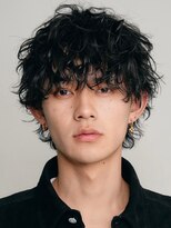 バイフィフス 原宿/表参道(by fifth)&nbsp;メンズシースルーマッシュニュアンスパーマシャドウパーマテテ風