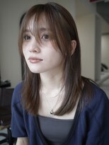 ヌヌ 渋谷 原宿 明治神宮前(nunu)&nbsp;レイヤーカットウルフカットボブグレージュオリーブべージュ