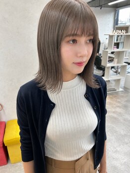 ミライバイスタイルジャパン 南風原店(mirai by sty japan)の写真/【 髪質改善 × ブリーチ 】艶と透明感を叶えるダブルカラー☆ミルクティーベージュ/グレージュが大人気◎