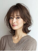 ハーツ 青山表参道店(Heart's) 白髪ぼかし脱白髪染め似合わせショートボブ40代50代60代