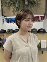 チオ(Chio)&nbsp;【富山】ベージュブラウン系透明感丸みショートボブ